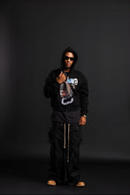 Load image into Gallery viewer, Black TopDawg Double Zip Hoodie
