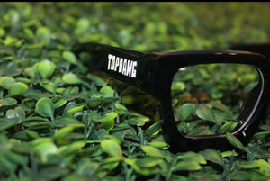 Black Sunglasses with Clear Lens